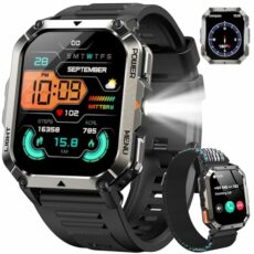Rugged Military Smart Watch for Adventurers