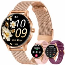 Compact Smart Watch for Women with Fitness Tracker