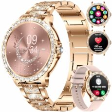 Elegant Women's Smart Watch with Health Tracker