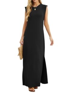GRECERELLE Women's Summer Maxi Dress with Pockets