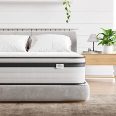 TeQsli 4FT Gel Memory Foam Hybrid Mattress