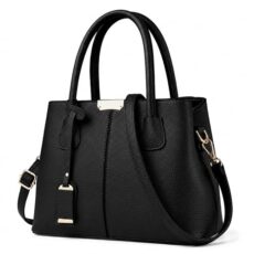 FOLOVEYA Elegant Black Handbag for Women