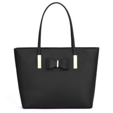 Kukubird Women's Large Tote Handbag Black