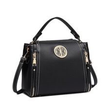 Miss Lulu Women's Elegant PU Leather Bag