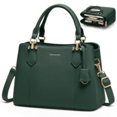 RAINSMORE Medium PU Leather Handbag for Women